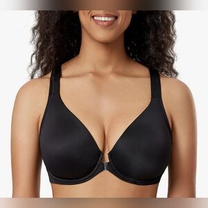 NWT Delimira Front Close Racerback Bra Size 46E